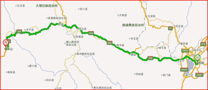 昆明到保山长途搬家线路地图.png